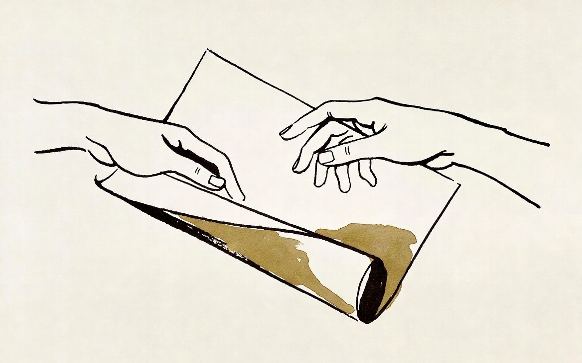 Desenho em linha fina: a passagem