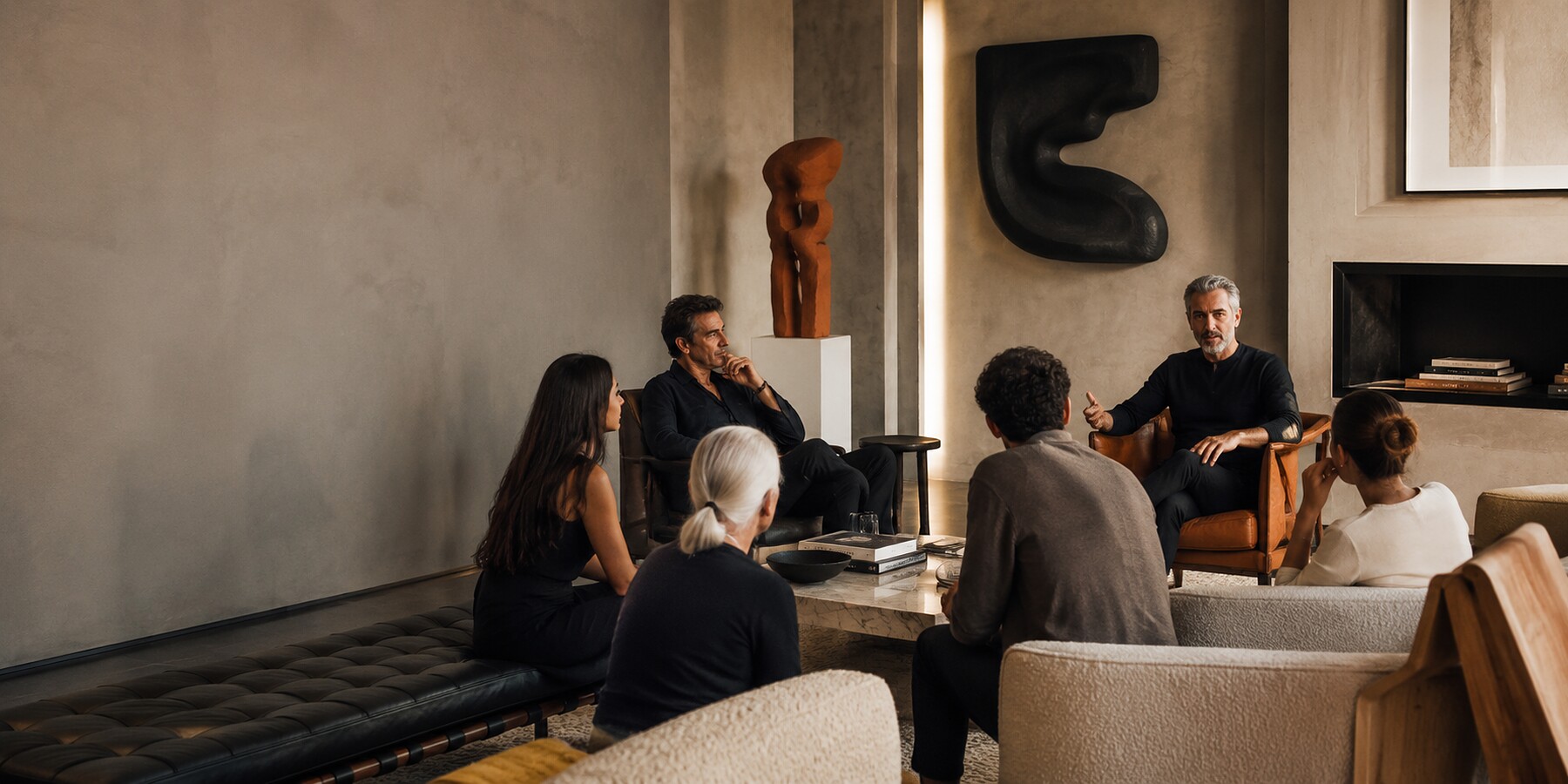 Mediação de painel com convidados em roda de conversa