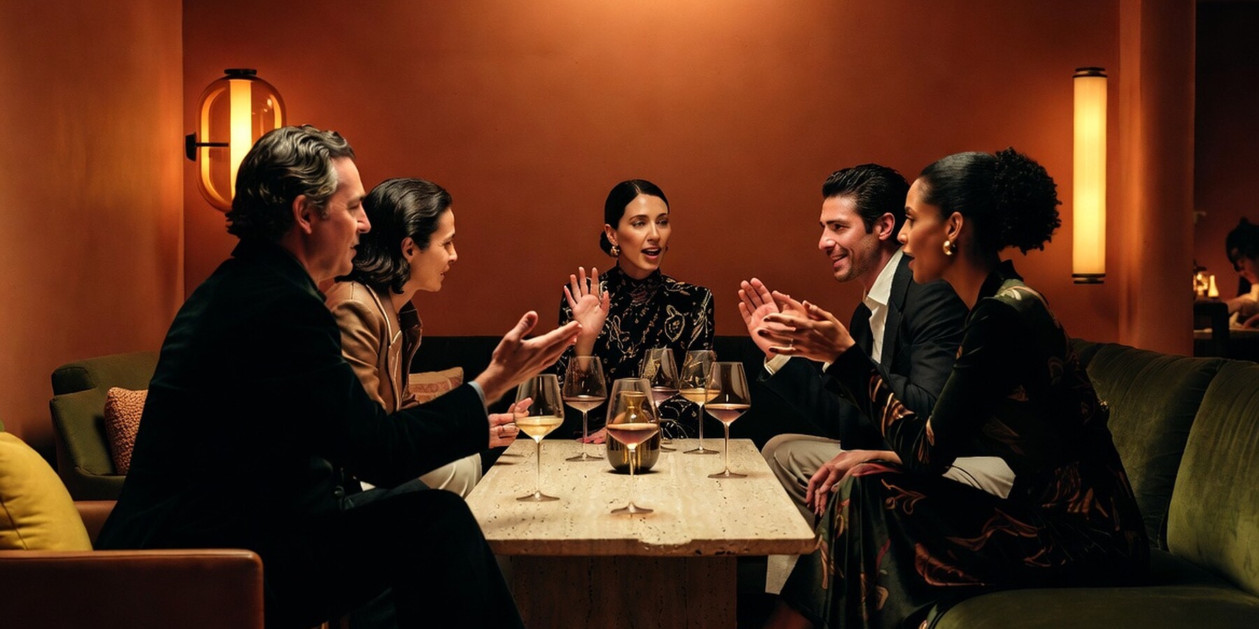 Pessoas de diferentes perfis reunidas em ambiente informal